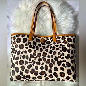 Tory Burch Leopard Tote